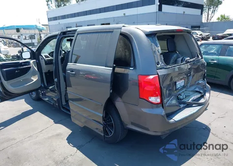 2016 Dodge Grand Caravan Sxt из США, поврежденный, VIN 2C4RDGCG7GR358225